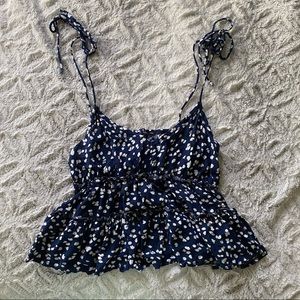 Shein Tie Crop Top